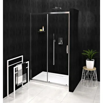 Sprchové dveře Sprchové dveře dvoudílné posuvné - sklo čiré, š. 100&nbsp;cm, v. 190&nbsp;cm (GS1110) Gelco