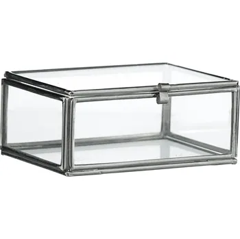 Úložný box MADAM STOLTZ Skleněná krabička Glass
