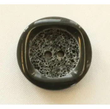 Knoflík Knoflík dámský 431/36 ŠEDÝ PLASTOVÝ - Šedá, 23 mm