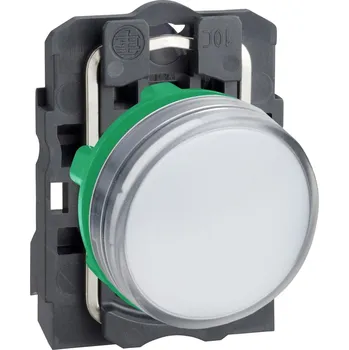 vypínač Schneider Electric XB5AVB1 Signálka s LED, 24V, bílá