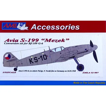 Plastikový model 1/32 Avia S-199 'Mezek' Conv.set - 2x camo (REV)