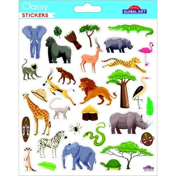 samolepka Samolepky gg cls 211415 savannah animals