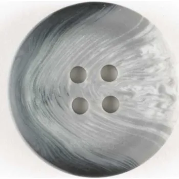 Knoflík Knoflík pánský šedý melír 260681 - Šedá, 15mm