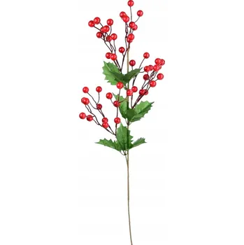 umělá květina Dommio Větvička s červenými plody růže