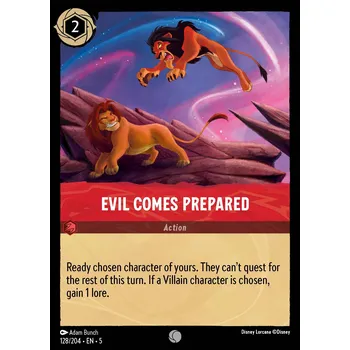 Sběratelská karetní hra Evil Comes Prepared 128/204 - Shimmering Skies Typ karty: Foil