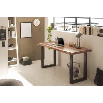 Jídelní stůl Pracovní stůl z masivu CARTAGENA akát/přírodní lak Velikost stolu 140x65