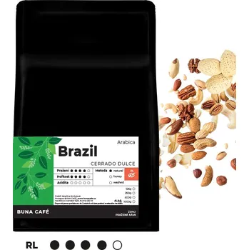 Káva BUNA CAFÉ Brazil, Cerrado Dulce, RL45, 6x500g