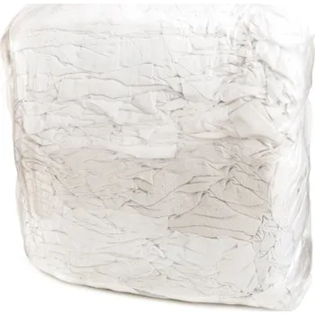 Textilie 10kg BÍLÉ lisované, čisticí hadry, savý materiál