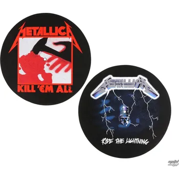 podložka na gramofon (set 2ks) METALLICA - KILL EM ALL - RIDE THE LIGHTENING - RAZAMATAZ