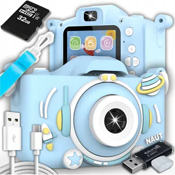 Digitální kompakt Dětský digitální fotoaparát ZeeTech Astronaut 40 Mpx modrý