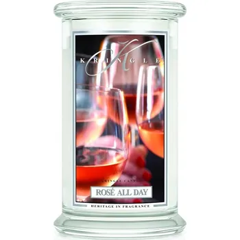 Svíčka Kringle Candle svíčka Rose All Day, 623 g