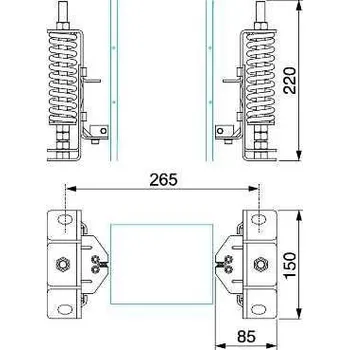 Schneider Electric KSB1000ZV3 Pružinový držák