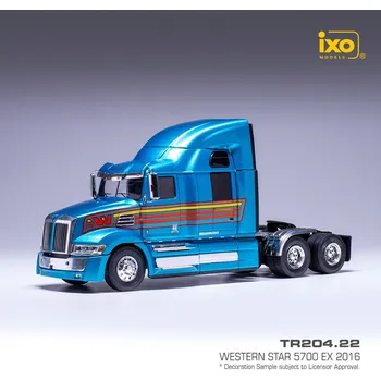 autíčko Western Star 5700 EX (2016) - Modrá 1:43 IXO
