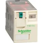 Schneider Electric RXM4AB1FD Miniaturní 4P, 6 A, 110 V DC bez LED (obj.množství 10 ks)