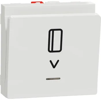 vypínač Schneider Electric NU328318 Unica - Spínač pro hotelové karty, 2M, Bílý