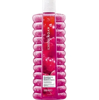 Koupelová pěna Avon Senses pěna do koupele s vůní maliny a rybízového likéru 500ml