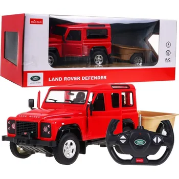 Modelářství Rastar 78400-1 Land Rover Defender na dálkové ovládání 1:14 Červená