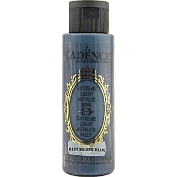 Vodová barva Cadence Metalická barva Cadence Extreme Light, 70 ml - silver blue, modrostříbná
