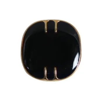 Knoflík Knoflík dámský DILL 340179 TMAVĚ MODRÝ KOVOVÝ - Modrá, 15mm