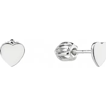 Souprava šperků Bealio BEALIO Stříbrné náušnice SRDÍČKO něžné 03-13124-2550