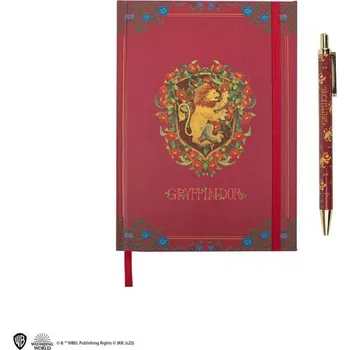 Harry Potter set Zápisník a propiska - Nebelvír