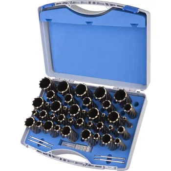 Vrták Karnasch 201365 | Jadrové vrtáky GOLD-DRILL LINE 55 SET DELUXE, WELDON 12-50 mm, sada 39 ks