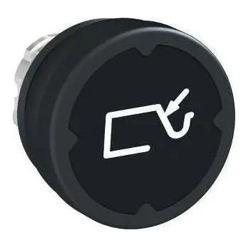 vypínač a zásuvka Schneider Electric ZB4BC28010 Ovládací hlavice stiskací, černá, se symbolem