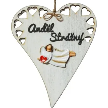 Závěsná dekorace ANDĚL (23x19cm)