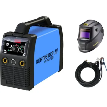 Svářečka Kühtreiber KITin 170 TIG LA RS + kabely 25/3m + kukla ESAB, záruka 3 roky