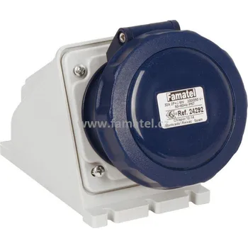 Elektrická zásuvka Famatel 24292 Zásuvka nástěnná IP67/230V/32A/3P 6h - SpeedPRO