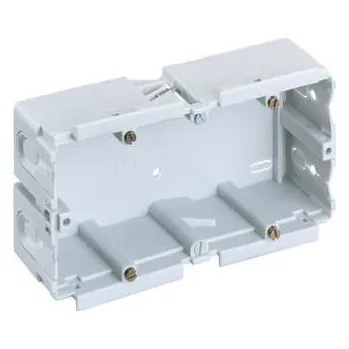 Elektroinstalační krabice Spelsberg 36210401 KD 2 70/44 F1 gr Kanálová vestavná krabice dvojitá