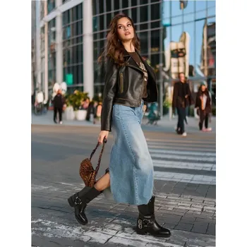 Dámská sukně Sinsay - Maxi sukně - modrá - 487BB-55J - 487BB-55J-32-1