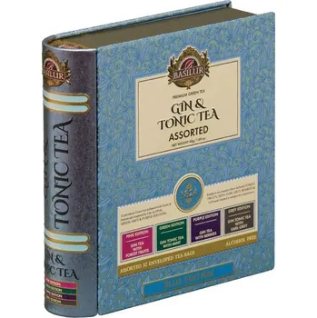 BASILUR Gin & Tonic Tea Blue Book Assorted plech 32x1,5g