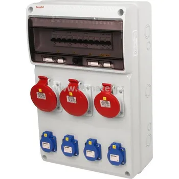 Rozvaděč Famatel v630-6kA - ZSF40102000.0 /3952 Zás.skříň IP44 jištěná bez chrániče