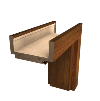 Zárubeň Obložková zárubeň Jilm Naturel 80 cm pro tloušťku stěny 24-26 cm pravá O9JA80P