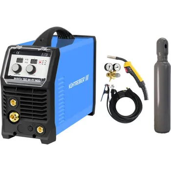 Svářečka Kühtreiber MAKin 180 Multi MIG + kabely + hořák + ventil + lahev