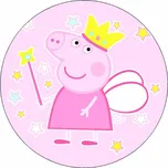 Jedlý papír prasátko Pepa víla 19,5 cm Magic