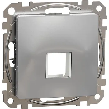 Elektroinstalační materiál Schneider Electric SDD113421 Sedna D/E - Středový kryt Kyeston HDMI VGA, Aluminium