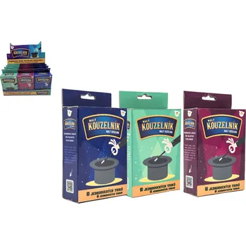 Kouzelnická sada Malý kouzelník - 10 kouzel modrá sada "A" (Kouzelnická sada)