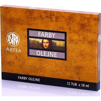 Výtvarná barva ARTEA Olejové barvy Profi, Sestava 2, 12 x 18ml, 83410975