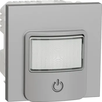 vypínač Schneider Electric NU352530 Unica - Detektor pohybu se spínačem 2200W, Aluminium