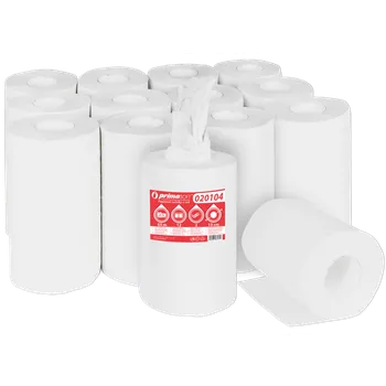 Papírový ručník Ručník v roli PrimaSoft MIDI 65m, 2-vrsvý bílý