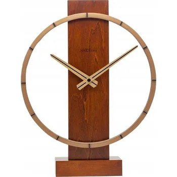 Hodiny STOJACÍ/NÁSTĚNNÉ HODINY hnědé Carl Nextime