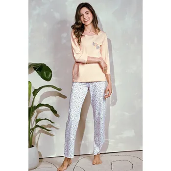 Dámské pyžamo Dámské pyžamo Ariella S-XL, Modrá XL i170_3240-XL-02 A-W 24-25