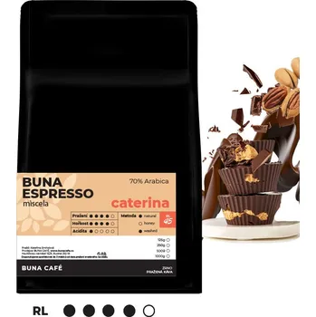Káva BUNA CAFÉ Buna Espresso caterina 70%, 10x500g