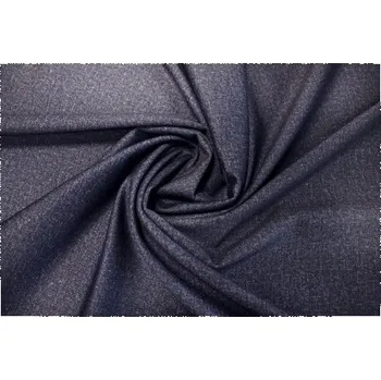 Metráž - Úplet Pes/Vis/El MODRÝ MELANZ N4993 - Modrá, 150 cm