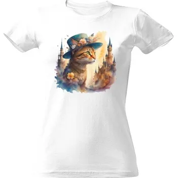 Dámské tričko Tričko s potiskem V klobouku dámské