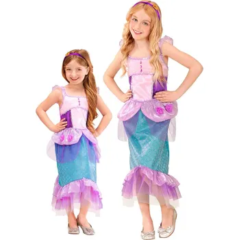 Karnevalový kostým Malá mořská víla vícebarevná 8-10 let