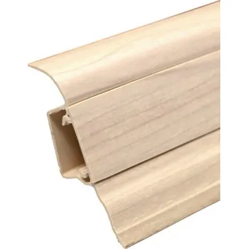 lišta soklová SLK 50 Döllken, javor newport - W132 - 2,5m (Plastová soklová lišta Döllken SLK 50 W132,Elektrikářská lišta Döllken SLK 50 W132,)