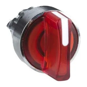 vypínač Schneider Electric ZB4BK1443 Ovládací hlavice otočná prosvět., 2 p. s návrat. zprava doleva-rudá